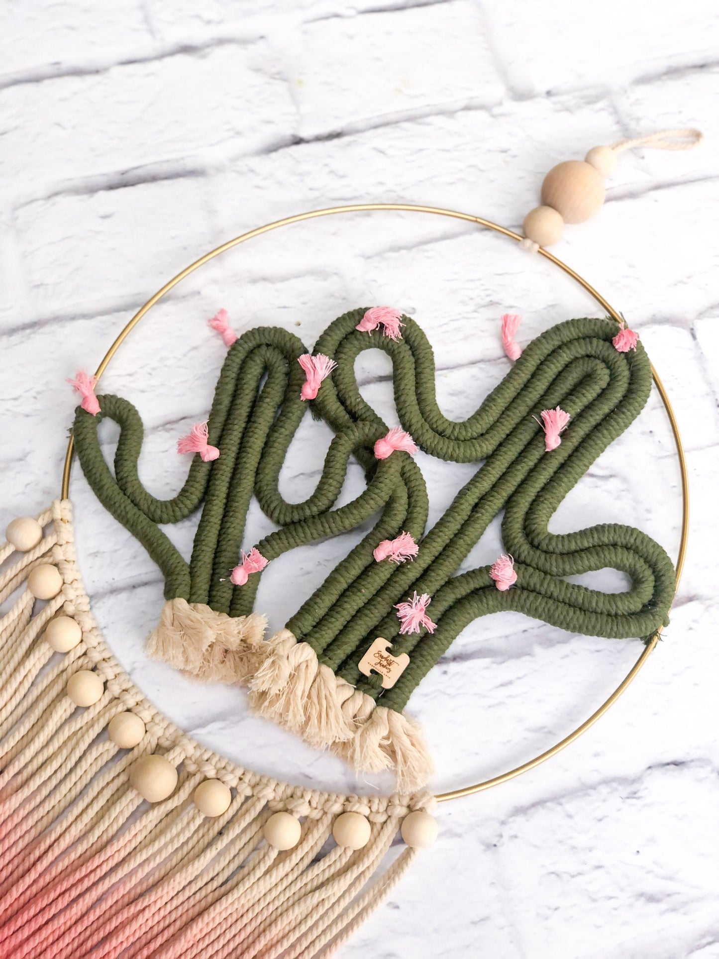 the sissy - large cacti wall hanging