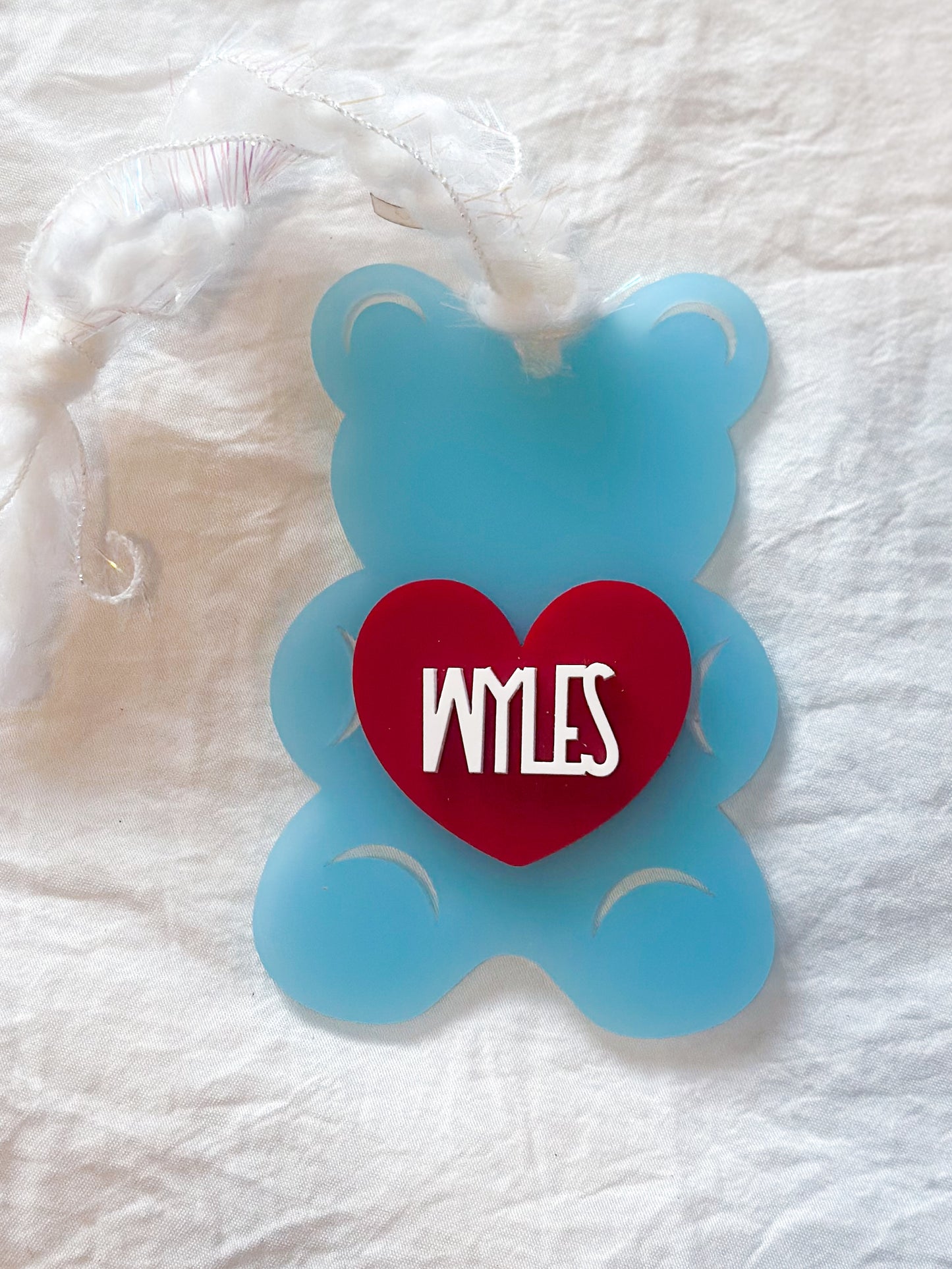 gummy bear valentine tag