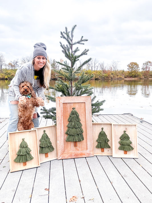 medium size macrame tree