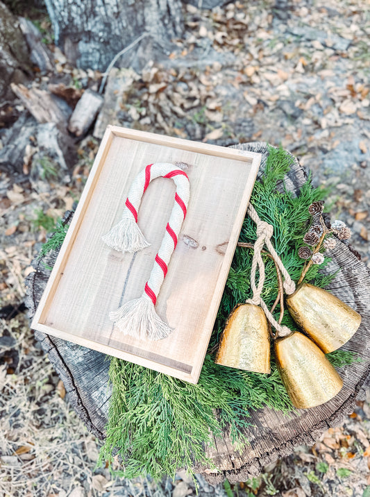 medium size candy cane sign