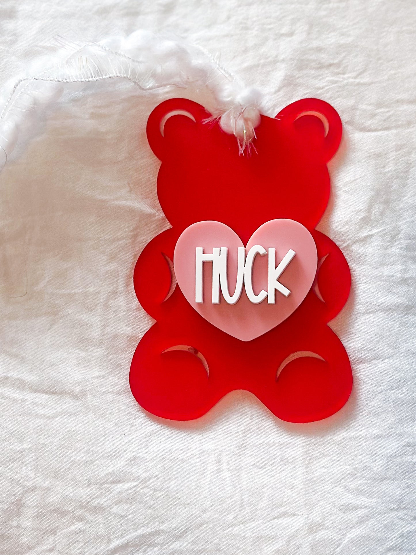 gummy bear valentine tag