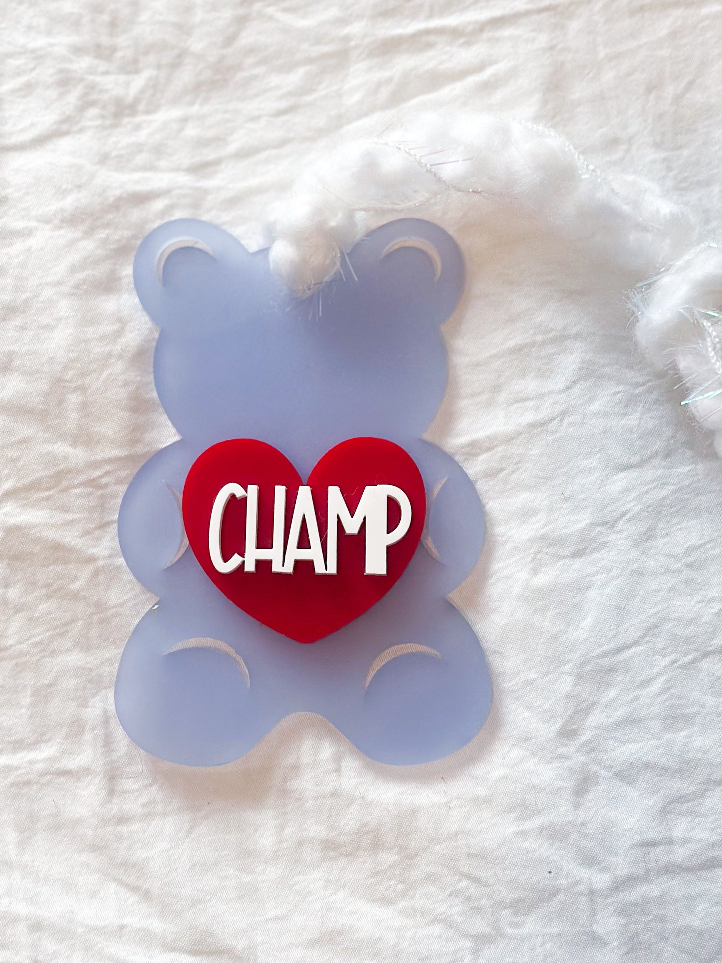 gummy bear valentine tag