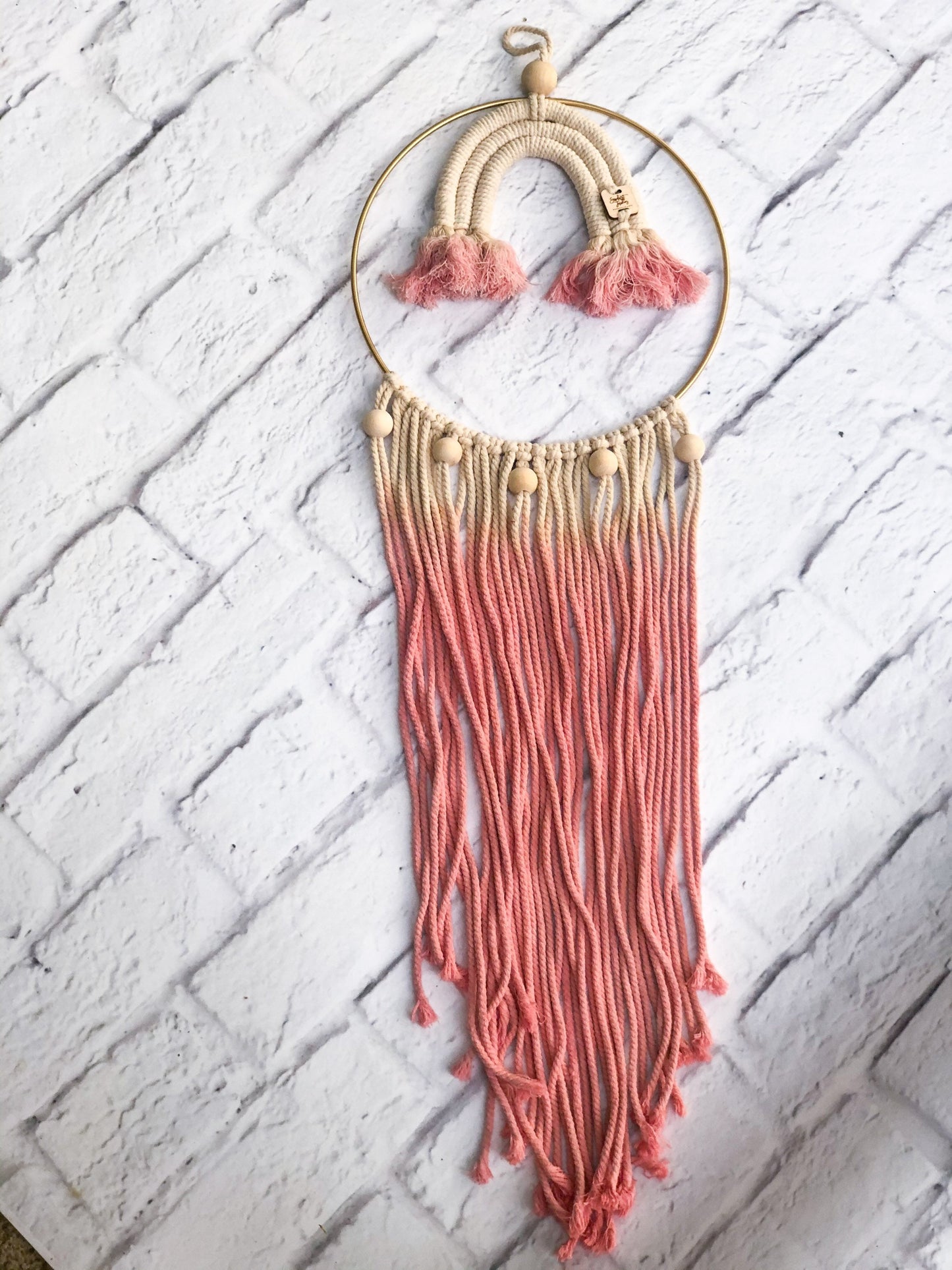 the hannah - rainbow wall hanging / hair bow holder