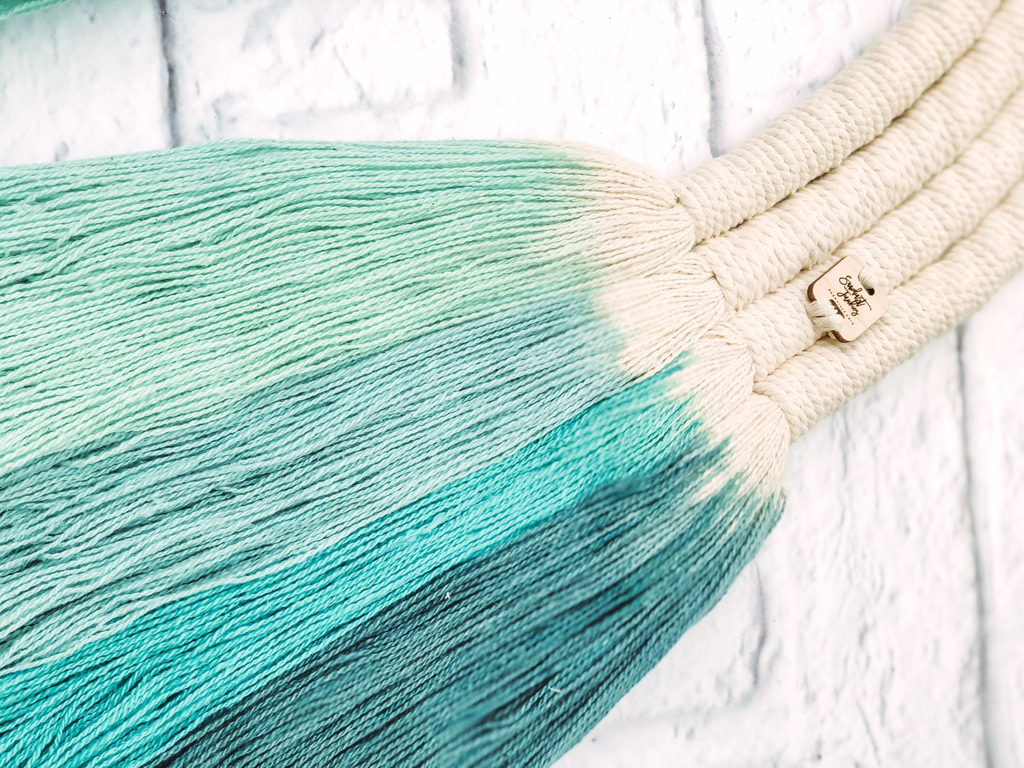 the marie - shades of teal midi four color dip with long tails