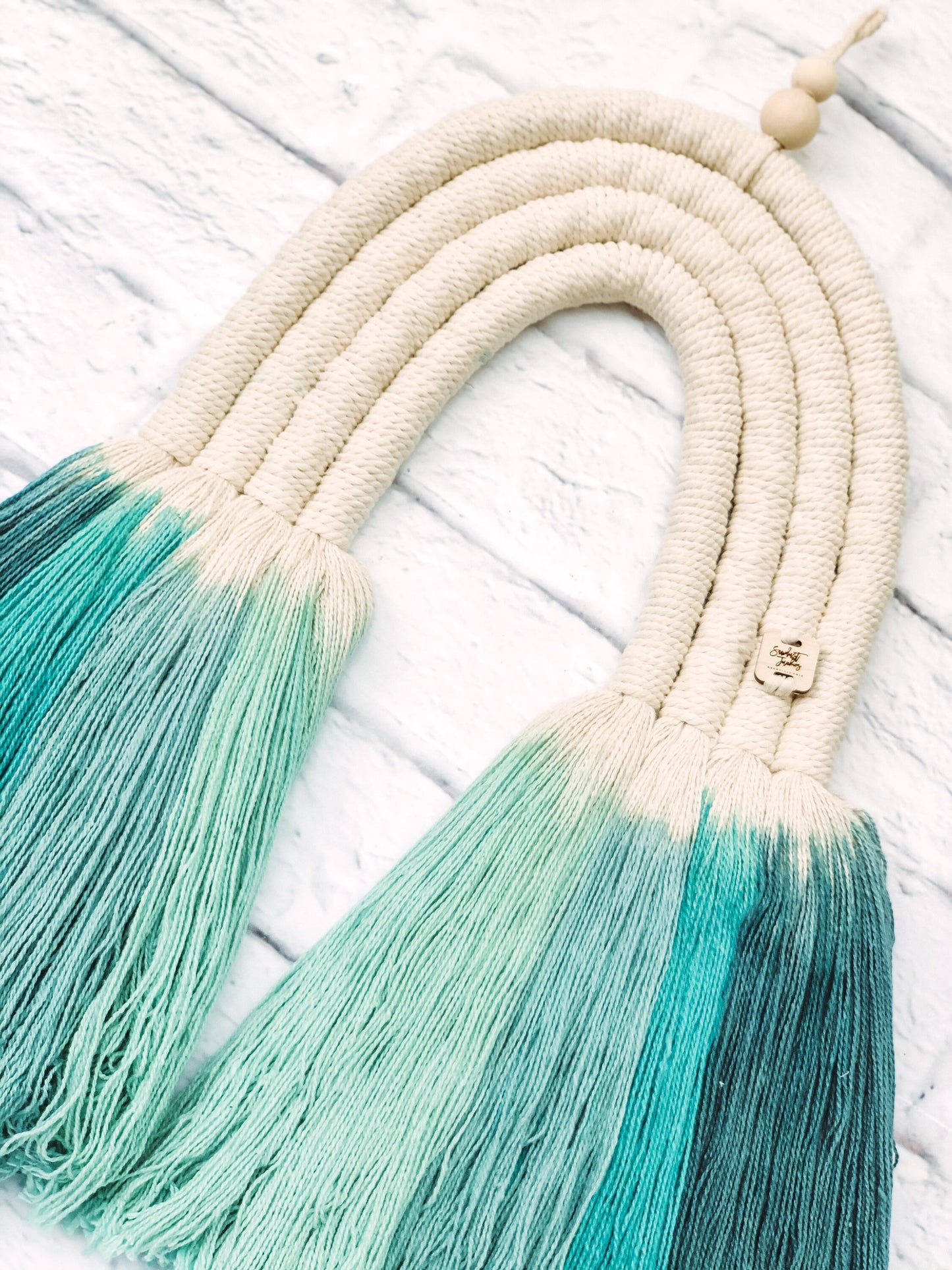 the marie - shades of teal midi four color dip with long tails